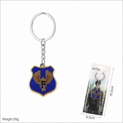 Harry Potter Pattern Cartoon Cosplay Anime Alloy Keychain