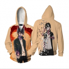 My Hero Academia Anime 3D Print Casual Zipper Hoodie