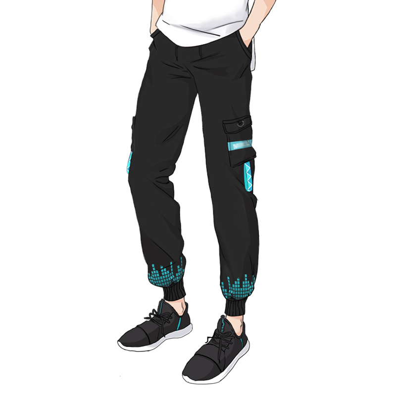 Hatsune Miku Fashion Cartoon Long Pants Anime Pants