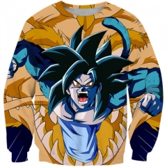 Dragon Ball Z Anime 3D Printed Sweatshirts Anime Round Neck Hoodie