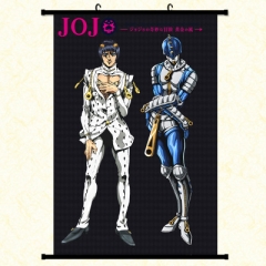 JoJo's Bizarre Adventure Cartoon Wallscrolls Waterproof Anime Wallscrolls