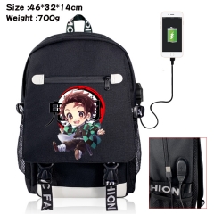 Demon Slayer: Kimetsu no Yaiba Canvas Students Backpack Anime Bag