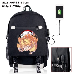 Demon Slayer: Kimetsu no Yaiba Canvas Students Backpack Anime Bag