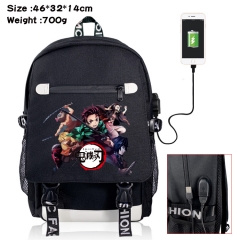 Demon Slayer: Kimetsu no Yaiba Canvas Students Backpack Anime Bag