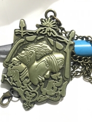 JoJo's Bizarre Adventure Pattern Cartoon Cosplay Anime Alloy Necklace