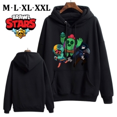 Brawl Stars Cotton Hoodie Soft Thick Hooded Hoodie Warm With Hat Sweatshirts