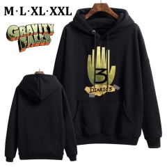 Gravity Falls Cotton Hoodie Soft Thick Hooded Hoodie Warm With Hat Sweatshirts