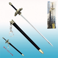 Game of Thrones Arya Stark Needle Anime Alloy Sword Weapon Keychain