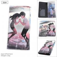 Tenki no Ko/Weathering with You Movie Cartoon Cosplay PU Purse Anime Long Wallet