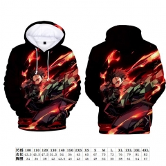 Demon Slayer: Kimetsu no Yaiba Anime 3D Print Casual Hooded Hoodie For Kids And  Adult