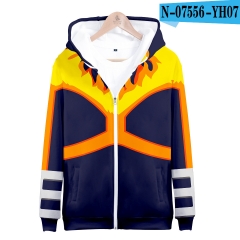 Boku no Hero Academia/My Hero Academia Anime 3D Print Casual Zipper Hoodie