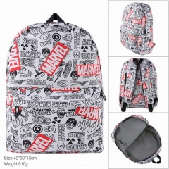 Marvel's The Avengers Anime Cosplay Cartoon Canvas Colorful Backpack Bag