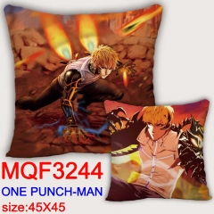 One Punch Man Cartoon Cosplay Double Side Decorative Chair Cushion Cartoon Anime Square Pillow 45X45