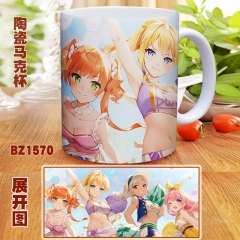 Maid Coffee Gun Custom Design Cosplay Color Printing Anime Mug Ceramics Cup