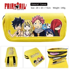 Fairy Tail For Student Canvas Anime Pencil Bag 20*10*7.5cm