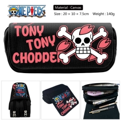 One Piece For Student Canvas Anime Pencil Bag 20*10*7.5cm