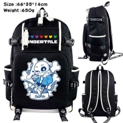 Undertale Anime Cosplay Cartoon Canvas Colorful Backpack Bag