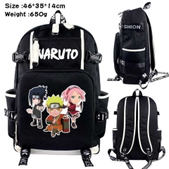 Naruto Anime Cosplay Cartoon Canvas Colorful Backpack Bag