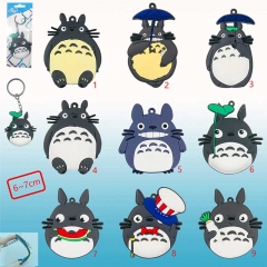 9 Style My Neighbor Totoro Cartoon Character Soft Plastic Anime Keychain