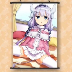 Kobayashi-san Chi no Maid Waterproof Anime Wallscrolls Game Cosplay Cartoon Wall Scrolls Decoration