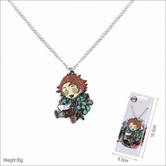 Demon Slayer : Kimetsu no Yaiba Cartoon Pendant Fashion Jewelry Decoration Anime Necklace