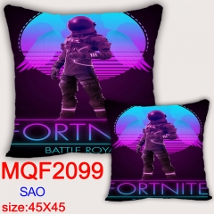 Fortnite Cartoon Soft Pillow Game Square Stuffed Pillows 45*45cm