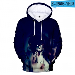 10 Styles Creepypasta For Adult and Children Fashion Styles 3D Polyester Hooded Anime Hoodies