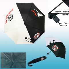 Dangan Ronpa Cartoon Pattern Folding Sunscreen Anime Umbrella