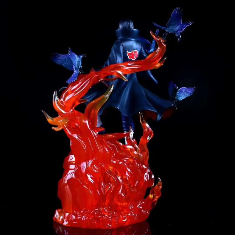 Gk Naruto Uchiha Itachi Japanese Colorful Anime Figure Toy Collection Doll With Light