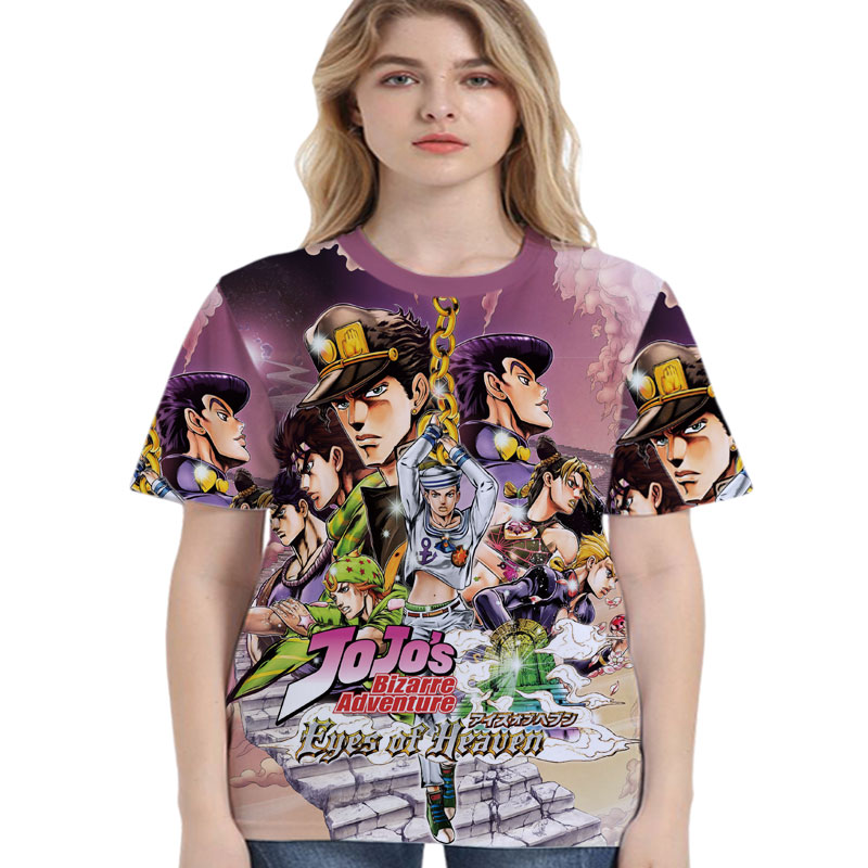 2 Styles Jojos Bizarre Adventure Anime T Shirts 8645