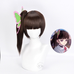 Demon Slayer: Kimetsu no Yaiba Tsuyuri Kanao Character Hign-temperature Resistance Fibre Anime Wig