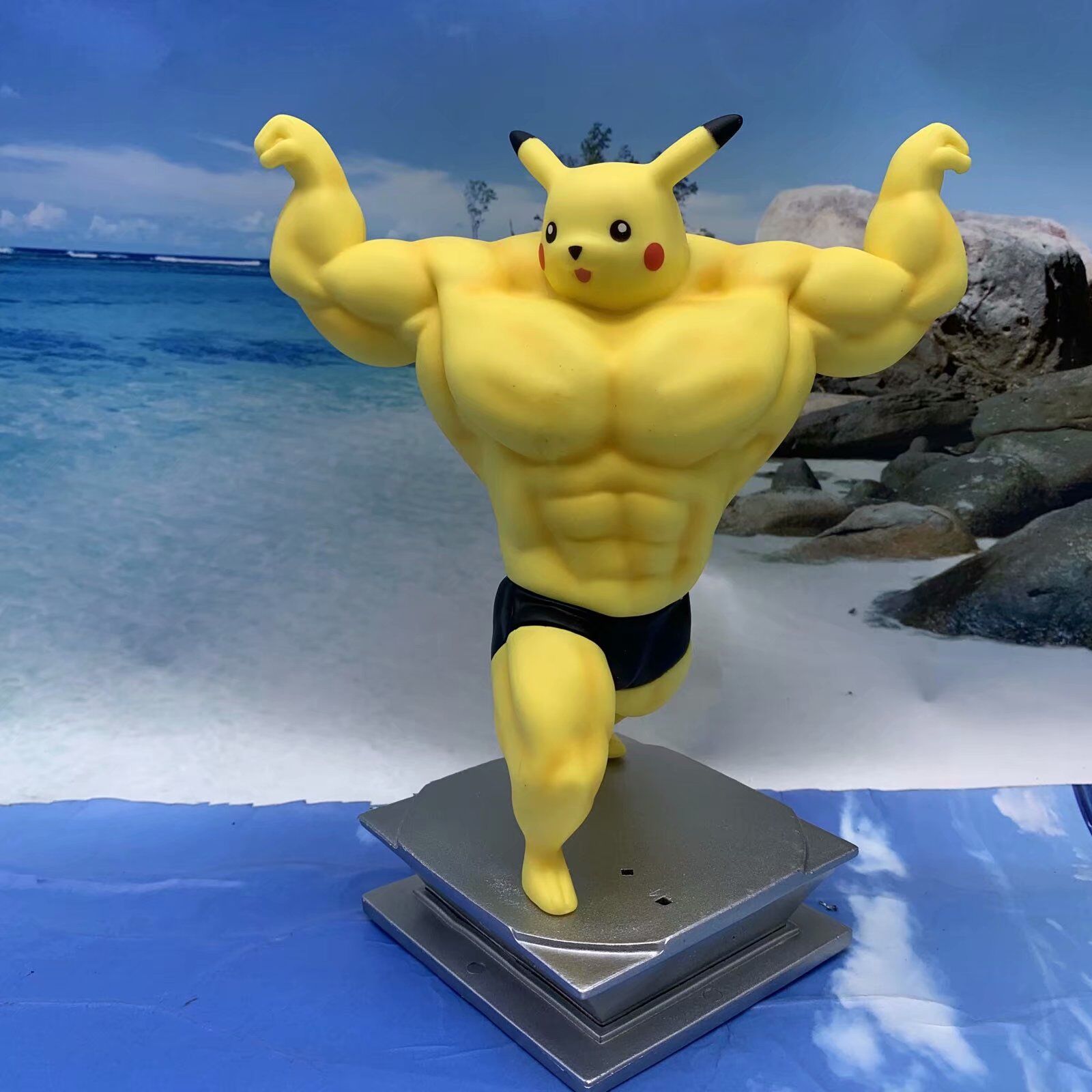 pikachu muscle figure