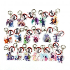 18 Styles Demon Slayer: Kimetsu no Yaiba Cartoon Cosplay Decorative Alloy Anime Keychain