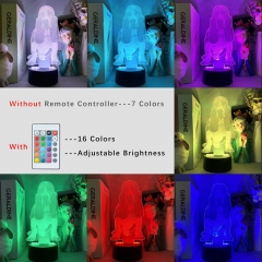 2 Different Bases Dog Animal 3D Nightlight with Remote Control