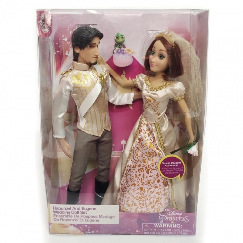 rapunzel and eugene wedding doll set