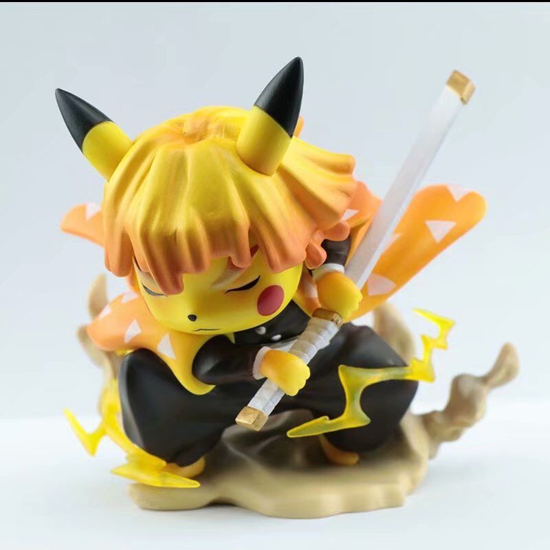 pikachu demon slayer figure