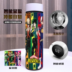 My Hero Academia Character Cartoon Vacuum Temperature Intelligentize Charged Displayer Cup