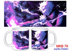 6 Styles Jujutsu Kaisen Custom Design Color Printing Anime Mug Ceramic Cup 5Pcs/Set