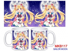 9 Styles Pretty Soldier Sailor Moon Custom Design Color Printing Anime Mug Ceramic Cup 5Pcs/Set