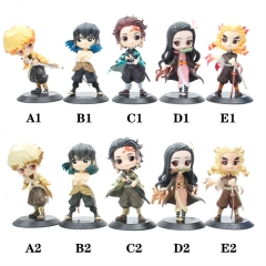 10 Styles Demon Slayer: Kimetsu no Yaiba Kamado Tanjirou Cartoon Character Collectible Anime Figure