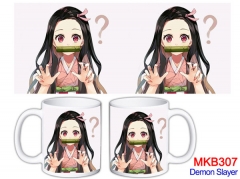 30 Styles Demon Slayer: Kimetsu no Yaiba Custom Design Color Printing Anime Mug Ceramic Cup 5Pcs/Set