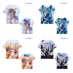 5 Styles That Time I Got Reincarnated as a Slime Color Printing Cosplay Anime T-shirt