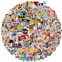 302PCS Different Cartoon Waterproof Anime Stickers