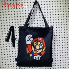 Super Mario Bro Cosplay Decoration Cartoon Character Anime Canvas Tote Bag