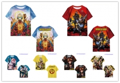 6 Styles Borderlands Color Printing Cosplay Anime T-shirt