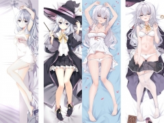 3 Styles Wandering Witch:The Journey of Elaina Body Bolster Soft Sexy Anime Long Pillow 50*150cm