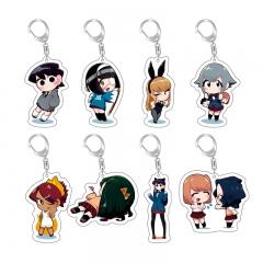 12 Styles Komi-san wa, Komyushou Desu Cartoon Keychain Anime Acrylic Keychain