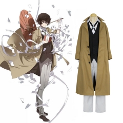 Bungo Stray Dogs Dazai Osamu/Nakahara Chuuya Cartoon Cosplay Anime Costume Set