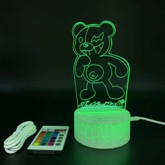 Danganronpa: Trigger Happy Havoc Monokuma Anime 3D Nightlight with Remote Control