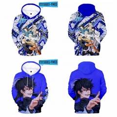 10 Styles Blue Period Cosplay 3D Digital Print Anime Hoodie